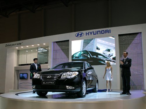 Главным объектом на стенде Hyundai да и…