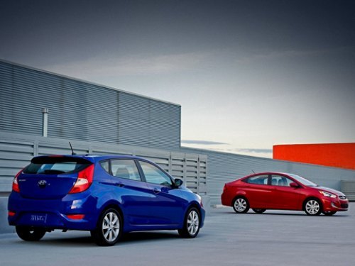 Корейцы привезли в США четвёртое поколение модели Hyundai Accent ...