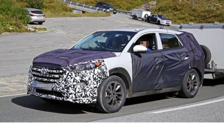 Грядущий Hyundai Tucson не раз попадал…