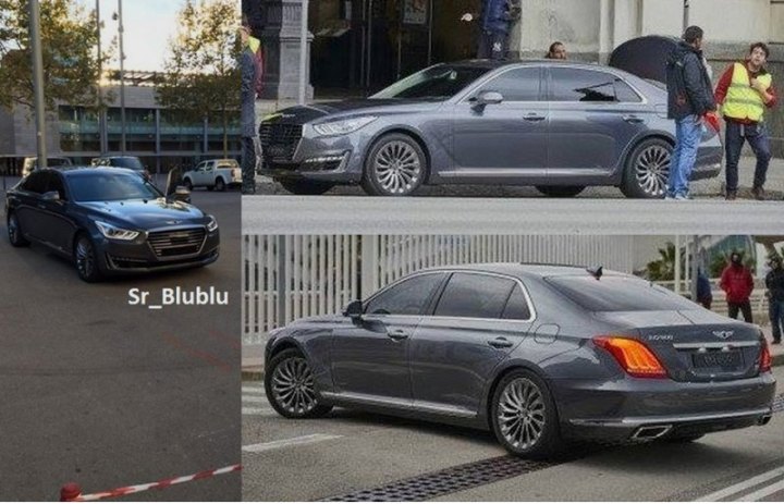 Седан Genesis G90 почти на 50 мм…