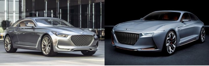Прототип Vision G (слева) был оснащен…
