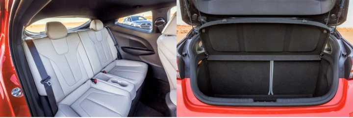Как и раньше, Veloster ― четырехместный…