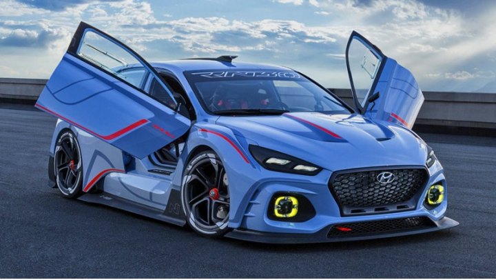 Шоу-кар Hyundai RN30 с подъемными…