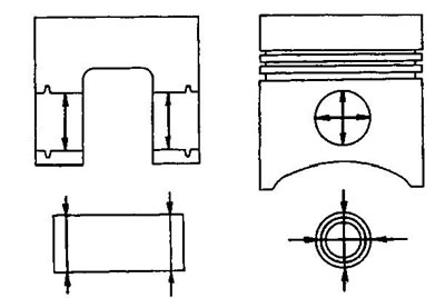 а) Измерьте диаметр поршневого пальца и…