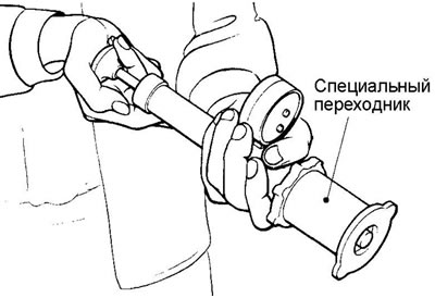 а) Используя специальный переходник,…