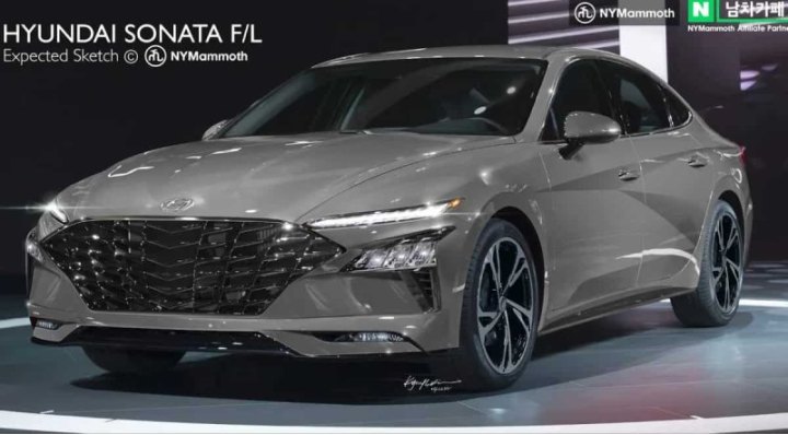 Скетч Hyundai Sonata DN9. Фото: Mammoth