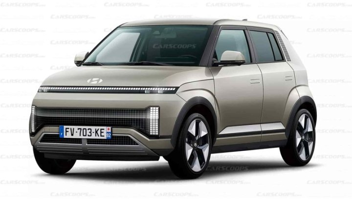 Рендер электрического Hyundai Casper