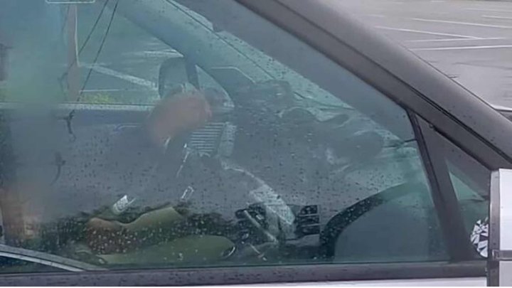 Удалось автомобильным папарацци…