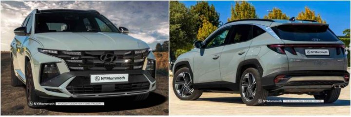 Рендеры обновленного Hyundai Tucson…