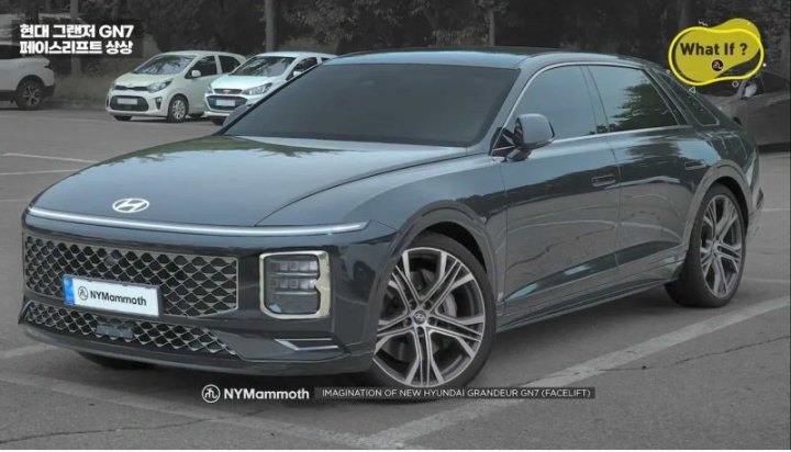 Рендер обновленного Hyundai Grandeur…