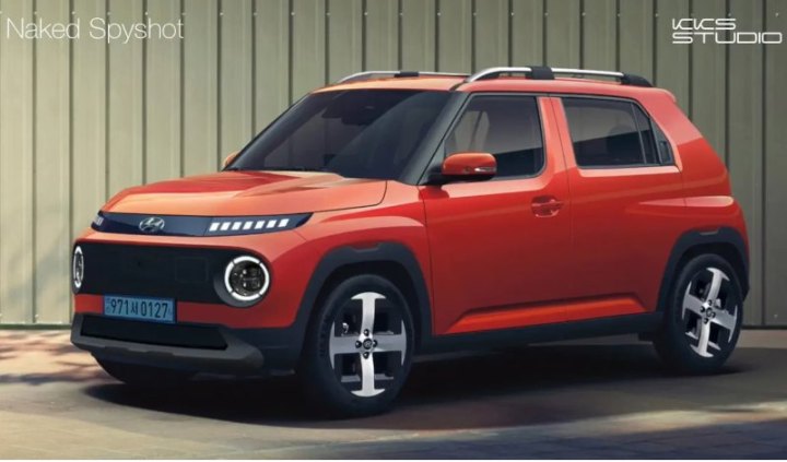 Рендер электрического Hyundai Casper EV