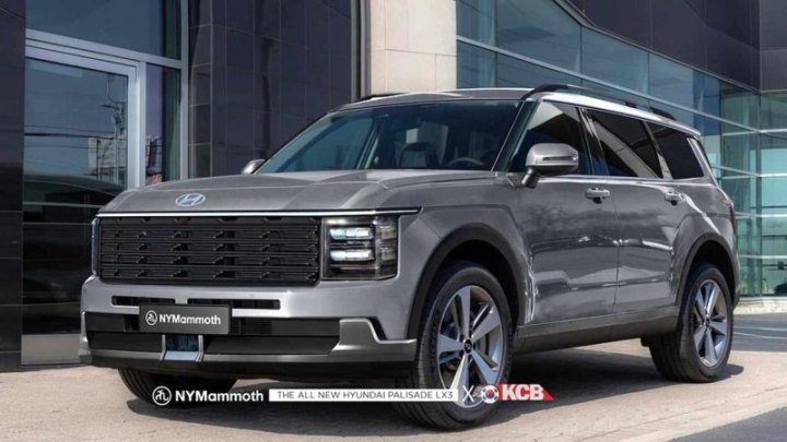 Рендер нового поколения Hyundai Palisade