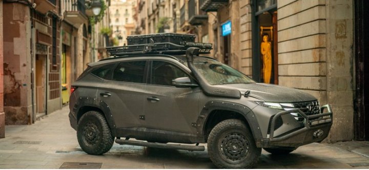 Компания Hyundai представила спецверсию Tucson «Beast» для фильма «Анчартед»