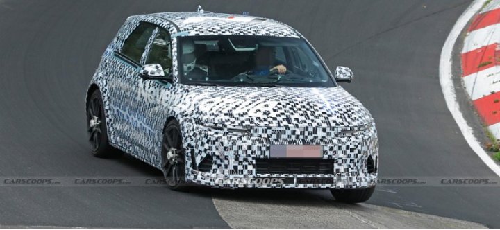 Электромобиль Hyundai Ioniq 5 N 2023 года показал себя на шпионских фото во время тестов на…
