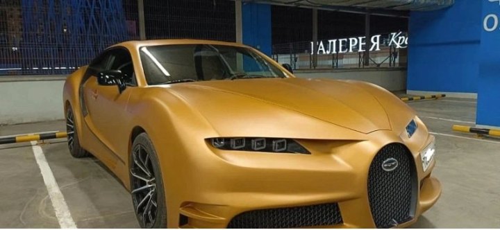 В РФ продают старый HYUNDAI, переделанный в Bugatti Chiron за 1,4 млн рублей
