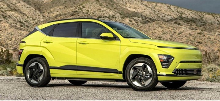 В Сети показали электрический кроссовер Hyundai Kona 2024 модельного года