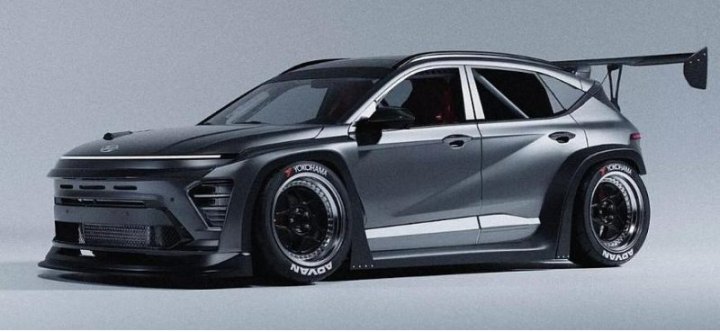 Hyundai Kona 2024 года в трековом…