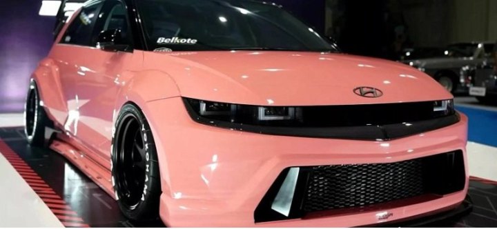 Тюнер Coga представил электрокар Hyundai Ioniq 5 Beyond N с диким розовым обвесом