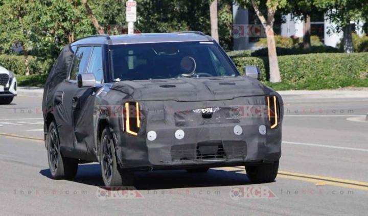 Тестовый прототип Kia Telluride нового…