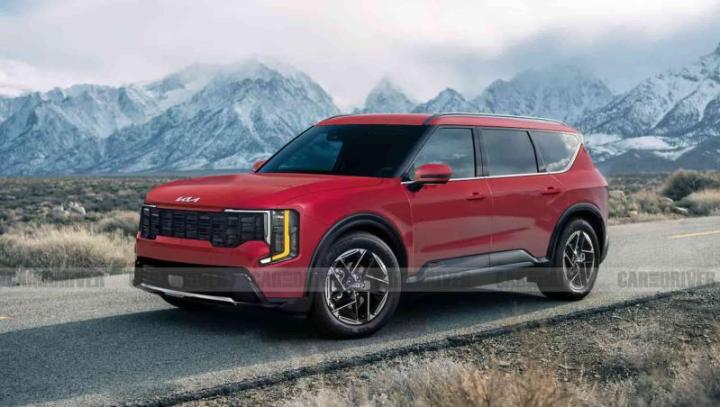 Спекулятивный рендер Kia Telluride 2…