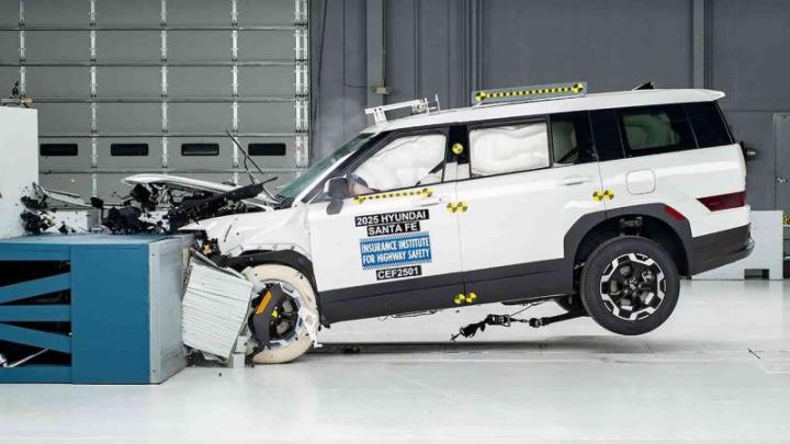 Краш-тест IIHS Hyundai Santa Fe 2025