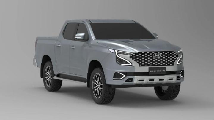 Рендер нового пикапа Hyundai
