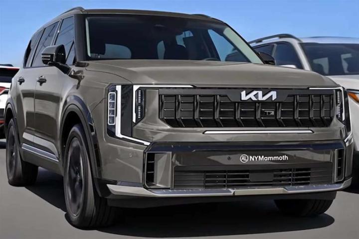 Рендер Kia Telluride 2 поколения