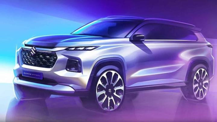 Официальное скетч-изображение Suzuki Grand Vitara