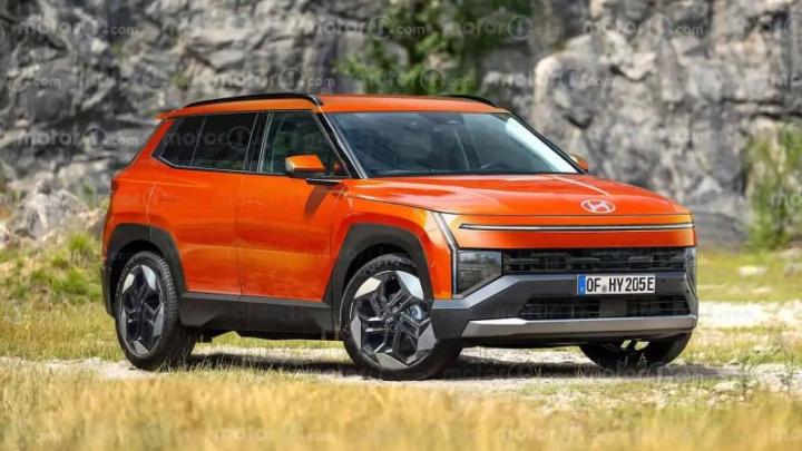 Рендер Hyundai Tucson нового поколения