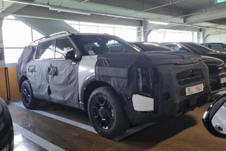 Тестовый прототип Kia Telluride 2…