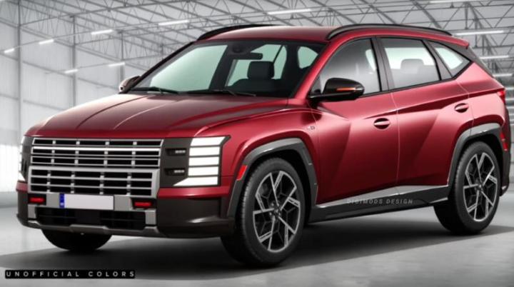 Рендер Hyundai Tucson нового поколения