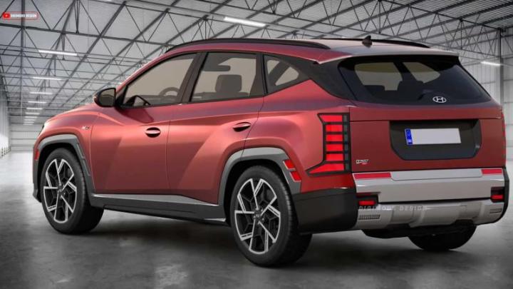 Рендер Hyundai Tucson нового поколения
