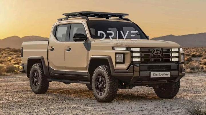 Рендер нового рамного пикапа Hyundai