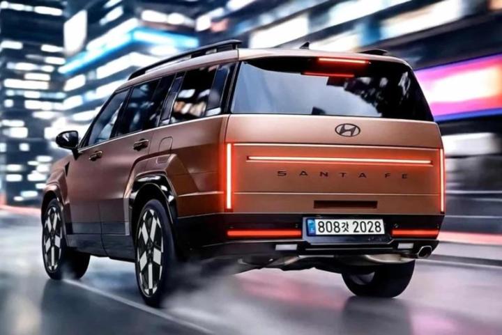 Рендер обновленного Hyundai Santa Fe
