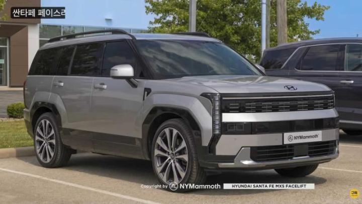 Рестайлинговая версия Hyundai Santa Fe…