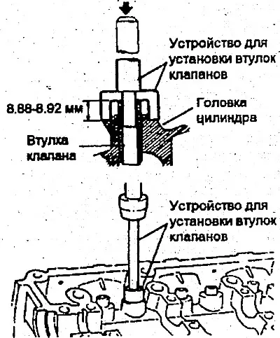 5. При каждой замене втулок клапанов проверьте характер контакта клапана с…
