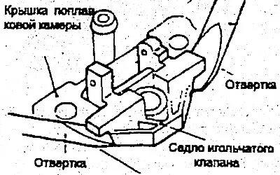 Предупреждение. Внимавайте да не повредите капака на камерата на поплавъка,…