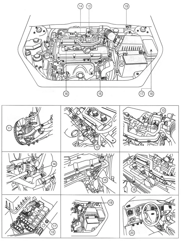 11. Датчик скорости колеса (WSS)