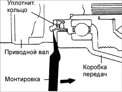 22. Выверните болты крепления шарового шарнира нижнего рычага и стабилизатора…