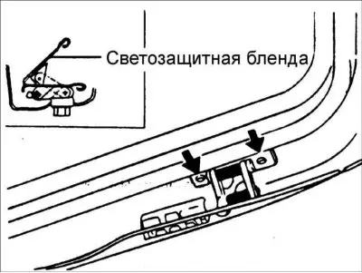 3. Отстранете стъклото на люка от пантата на рамката.