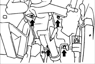 19. Выверните болты крепления рулевой…