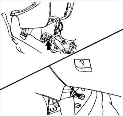 21. Отсоедините разъемы от панели…