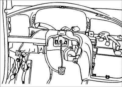 21. Отсоедините разъемы от панели…