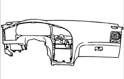 26. Снимите панель приборов.
