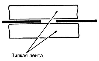 2. Растворителем протрите область…