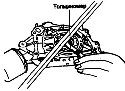 3. Проверьте зазор вершин зубьев на…