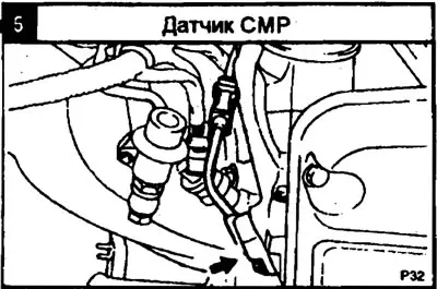 1. Датчик давления воздуха (MAP).; 2. Датчик температуры поступающего воздуха…