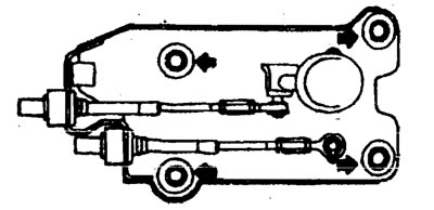 2. Снимите шплинты и зажимы (со стороны…