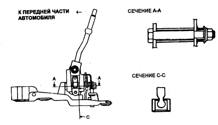 2. Проверьте возвратную пружину на наличие повреждений и поломок.
