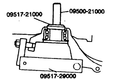 6. Установите внутреннее кольцо подшипника, которое было снято со ступицы, на подшипник, и затем…